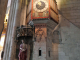 la cathédrale : l'horloge à carillon