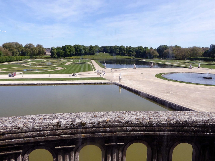 Les bassins du parc du château - Chantilly