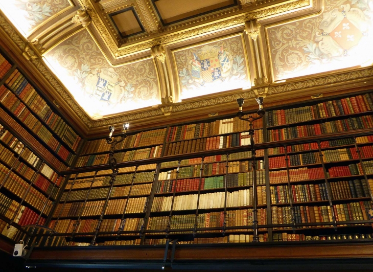 Les appartements princiers : le cabinet des livres - Chantilly