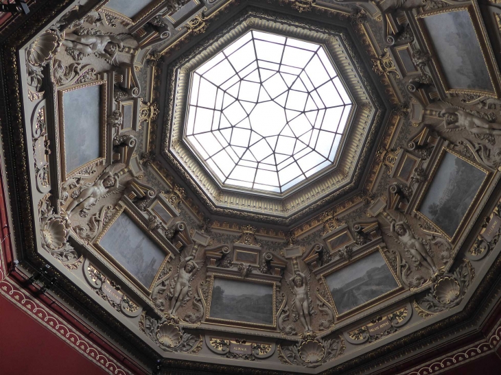 Le plafond du hall - Chantilly
