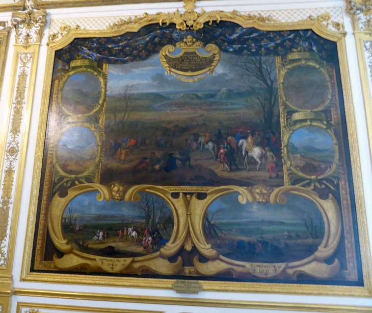 Galerie des batailles : la conquête de la Franche Comté - Chantilly