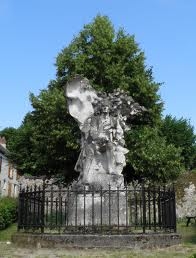 La statue de Jean-Jacques Rousseau - Ermenonville