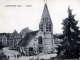 L'église, vers 1916 (carte postale ancienne).
