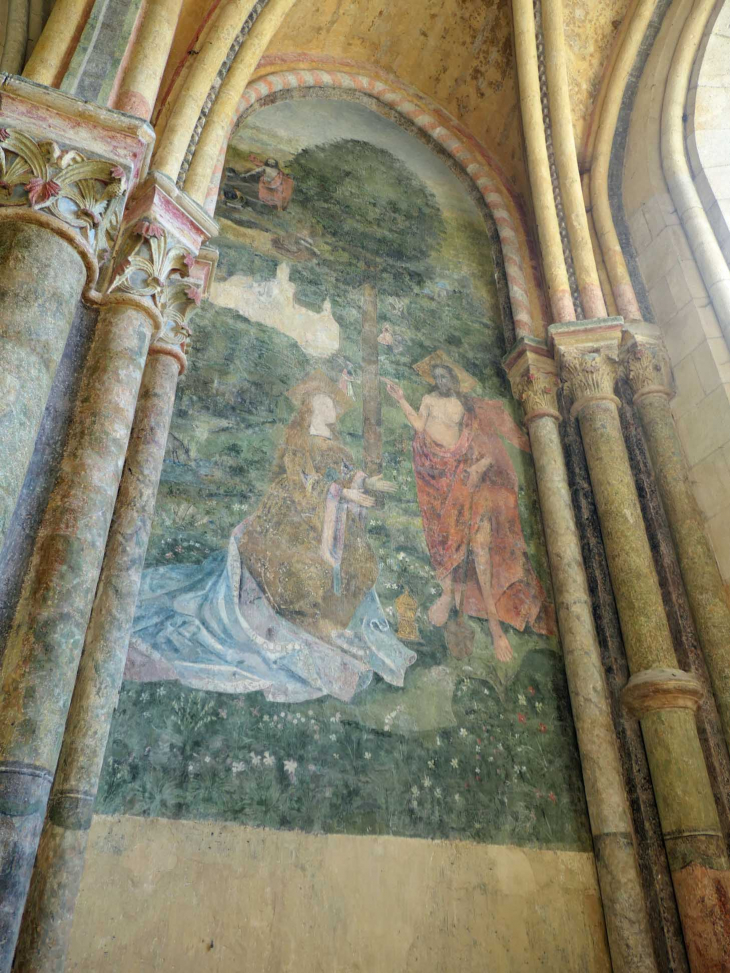 Cathédrale Notre Dame : peinture murale du 16ème siècle - Noyon