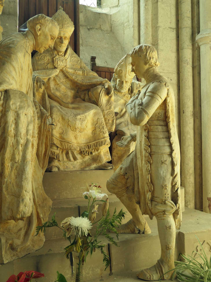 Cathédrale Notre Dame : Pinchon la réhabilitation de Jeanne d'A - Noyon