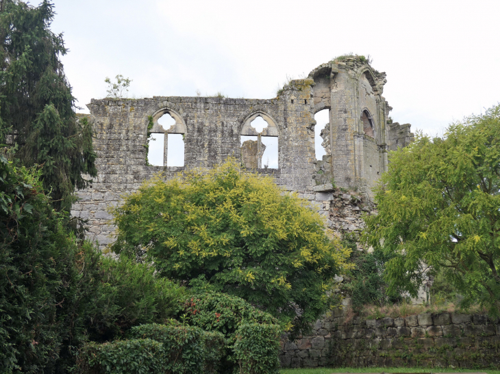 Les ruines de la chapelle du château - Thiers-sur-Thève