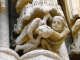 Sculpture d'une des trois portes de la facade de la cathédrale Notre Dame d'Amiens