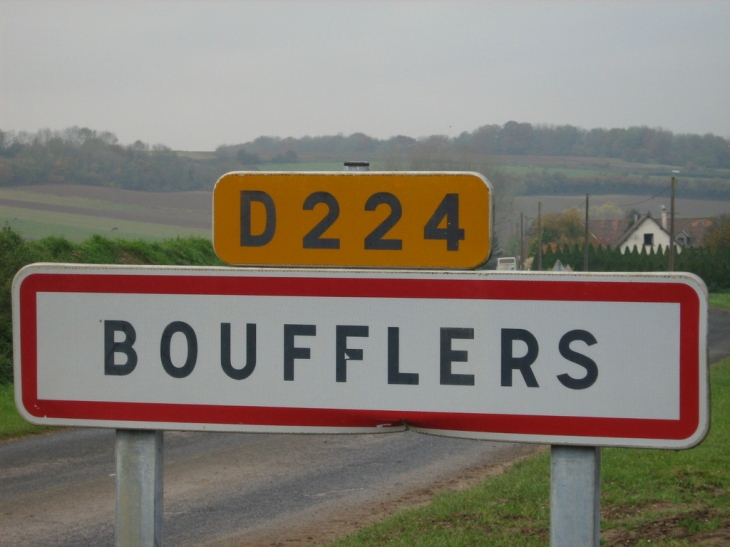 Panneau d'entrée - Boufflers