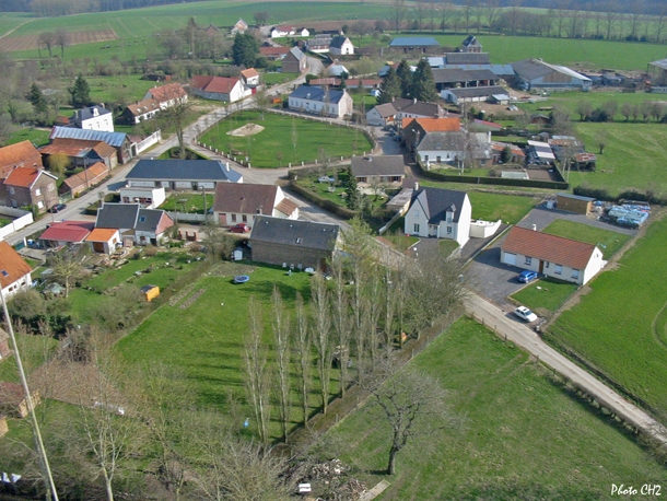 Le village vue du ciel - Brévillers