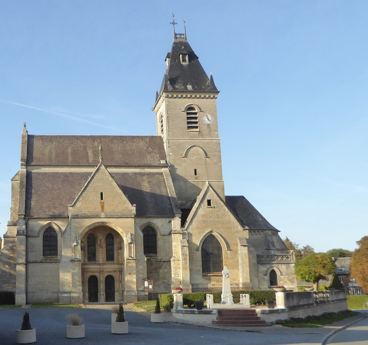 L'église - Croix-Moligneaux