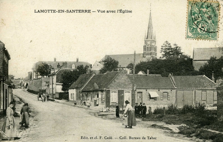 Route d'aAmiens à Péronne - Lamotte-Warfusée