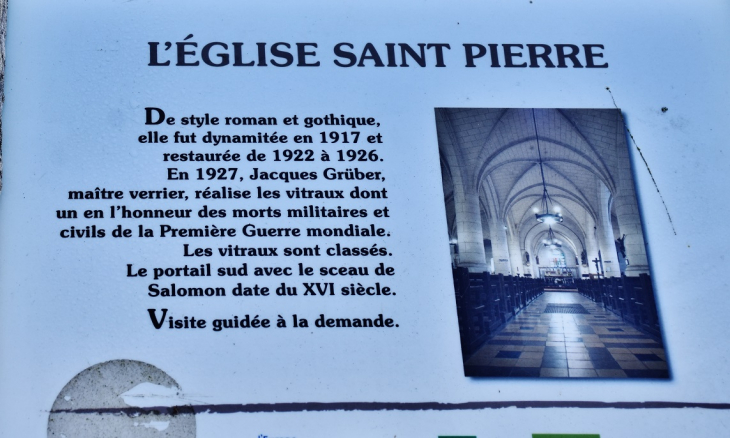 ///église St Pierre - Monchy-Lagache