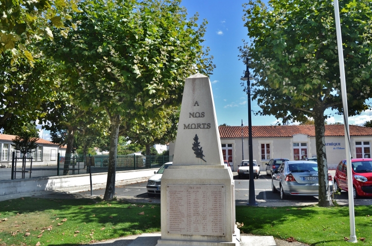 Monument aux Morts - Angoulins