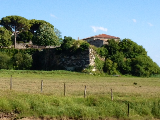 Fortifications du château de Saint Seurin XIVème. - Chenac-Saint-Seurin-d'Uzet