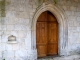 Portail de l'église Saint Martin, sous le porche.