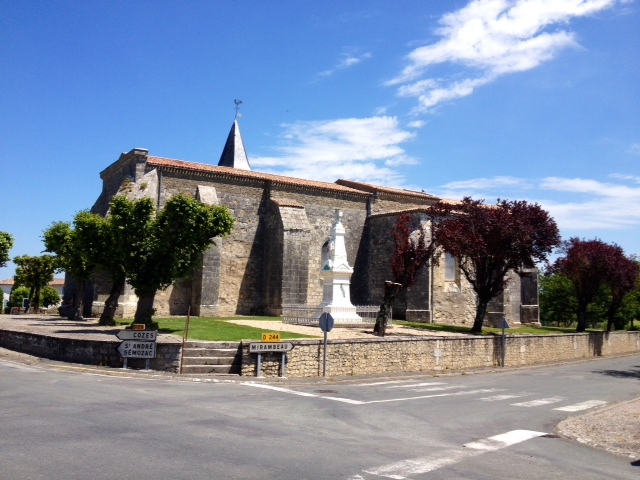 L'église Saint Vincent 14/15ème. - Épargnes