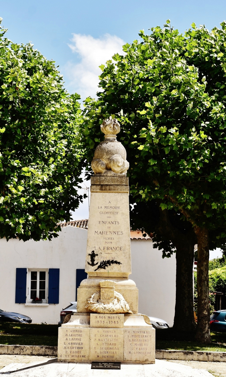 Monument-aux-Morts - Marennes