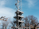Maison de la forêt: pylone de surveillance incendie et d'observation touristique (35m de hauteur).