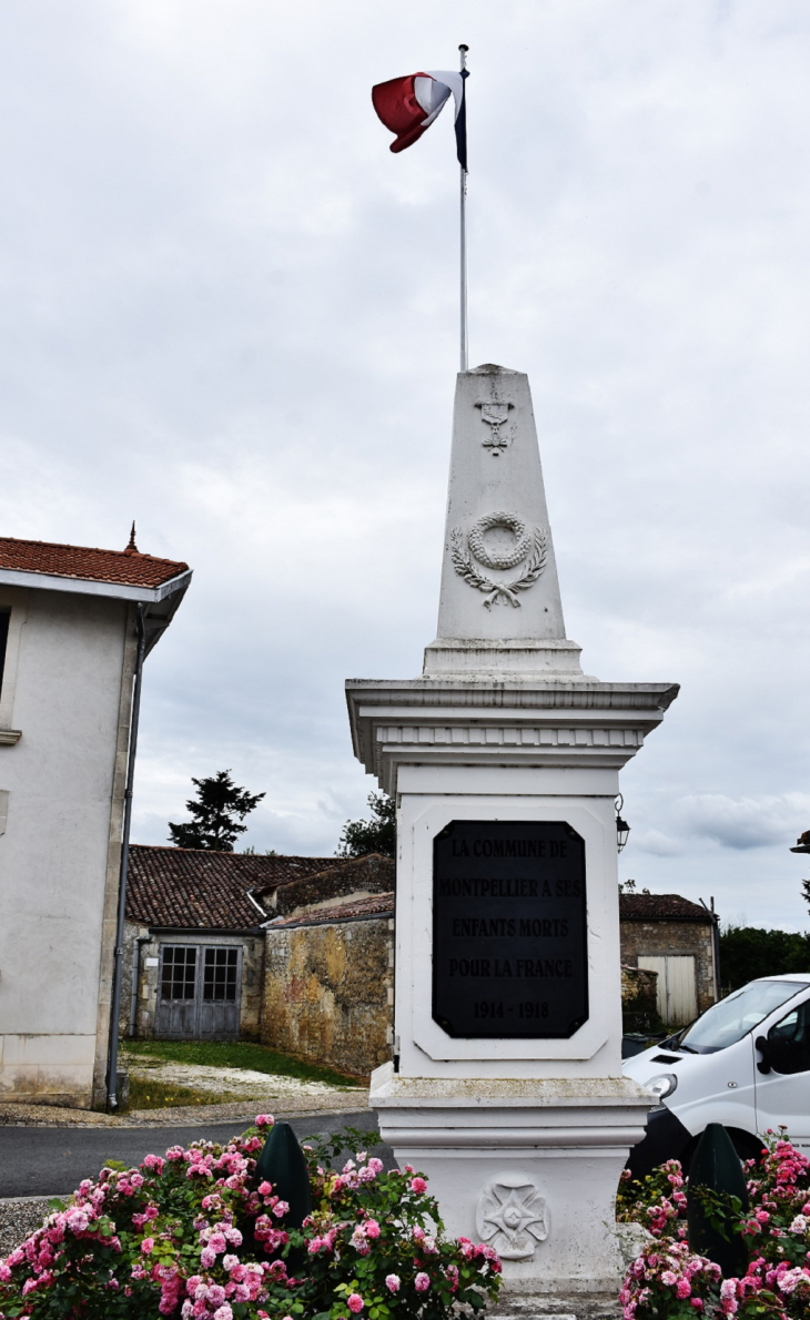 Monument-aux-Morts - Montpellier-de-Médillan