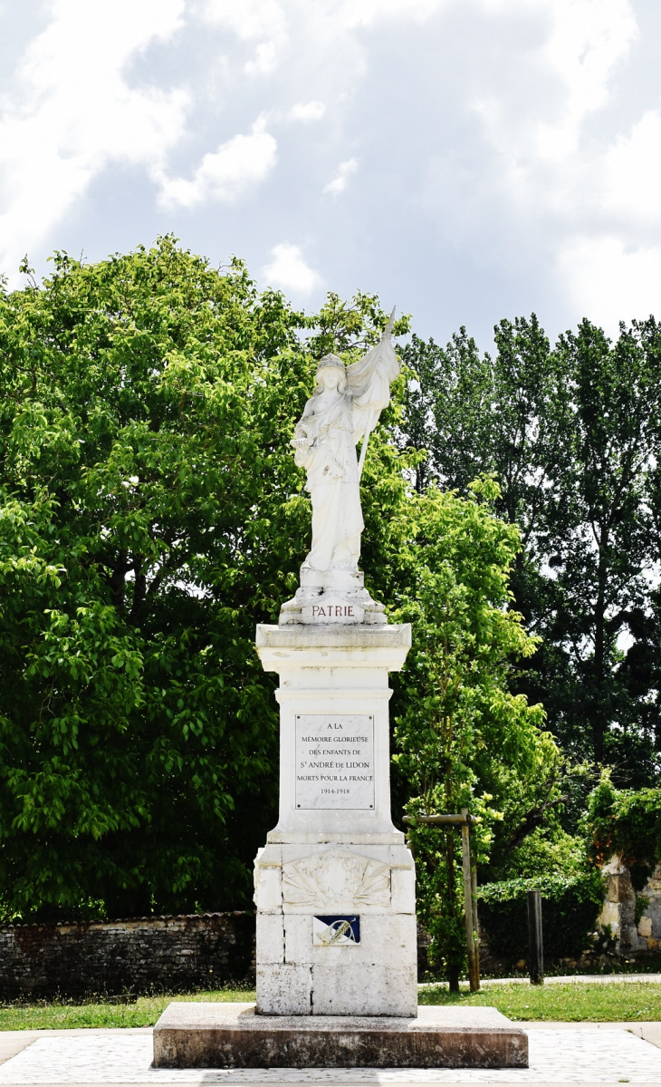 Monument-aux-Morts - Saint-André-de-Lidon