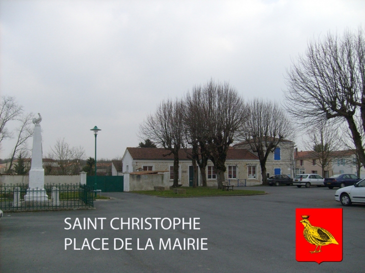 Place de la mairie - Saint-Christophe