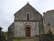 Façade occidentale de l'église Saint Pierre d'Antignac.