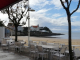 Photo suivante de Saint-Palais-sur-Mer Petit matin en terrasse de Chez Bob, vue sur la plage du Bureau