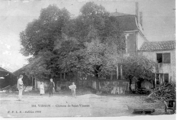 SAINT VINCENT -CHATEAU 1910 - Virson