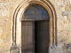 Photo suivante de Aunac Eglise Saint Sixte : le portail.