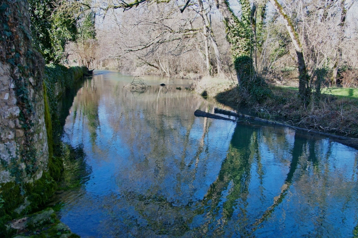 Le Son-Sonnette traverse la commune d'est en ouest et passe au pied du bourg, avant de se jeter dans la Charente qui  fait la limite occidentale de la commune et qui est donc sur la rive gauche du fleuve. - Mouton