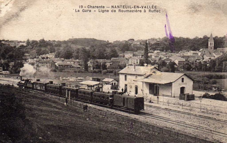 La Gare - Ligne de Roumazière à Ruffec - Nanteuil-en-Vallée