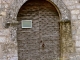 l'église Saint Jacques de Conzac : le portail