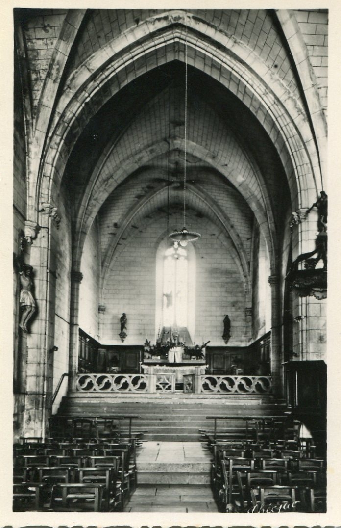 Intérieur de l'église - Saint-Claud
