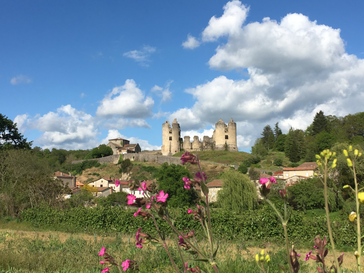 Bords de vienne face au chateau - Saint-Germain-de-Confolens