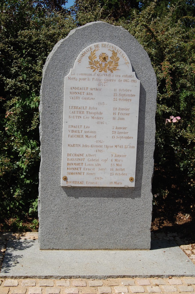 Monument aux Morts pour la France - Aigonnay