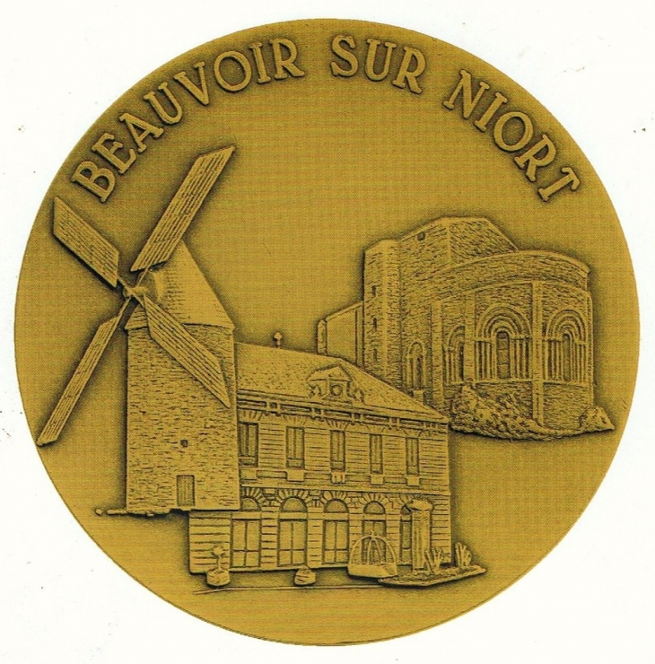 Médaille en bronze de la commune - Beauvoir-sur-Niort