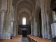 La nef vers le portail.Eglise Saint-Chartier.
