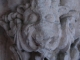 Chapiteau du portail de l'église romane 