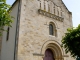 Façade occidentale de l'église saint Edouard XIXe siècle.