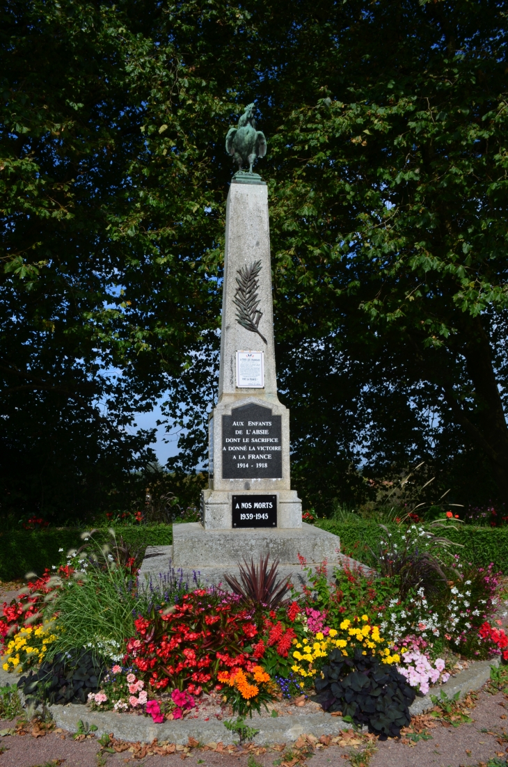 Le monument aux morts - L'Absie