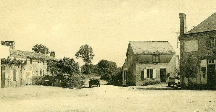 Centre bourg en 1939 - La Coudre