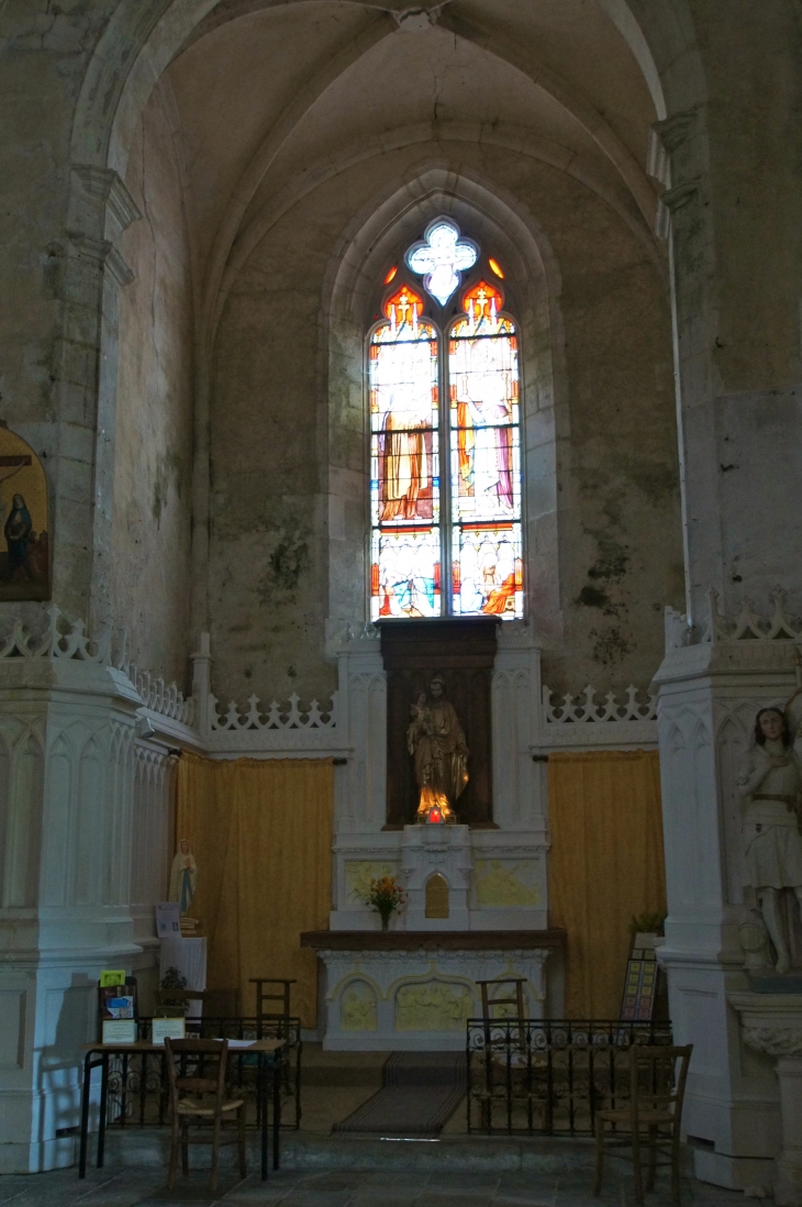 Chapelle-laterale du mur sud-de-l-eglise-saint-heray - La Mothe-Saint-Héray