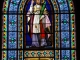 Vitrail de l'église representant St Saturnin