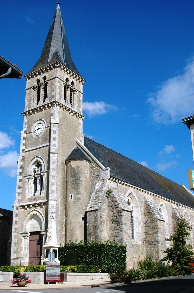 église St Jean Baptiste (XIV°) - Ménigoute