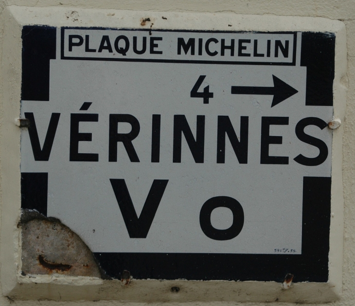 Plaque Michelin vestiges routiers  - Rom