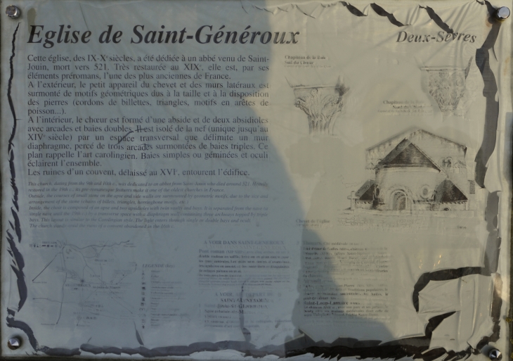 SAINT GENEROUX L'EGLISE - Saint-Généroux