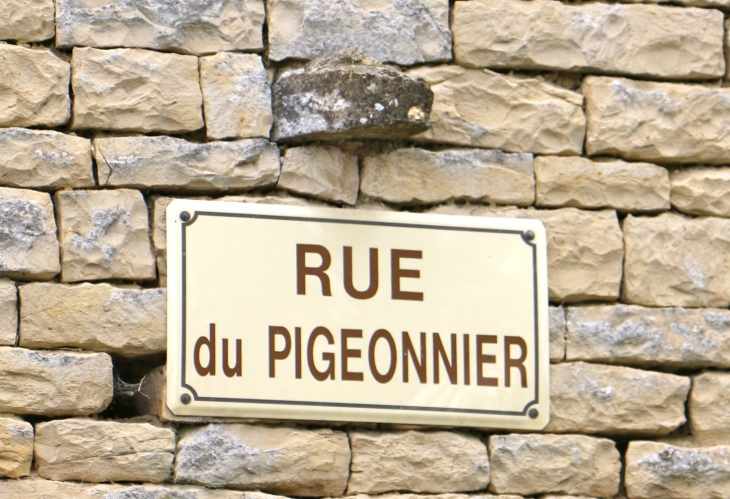 La plaque - Saint-Georges-de-Rex