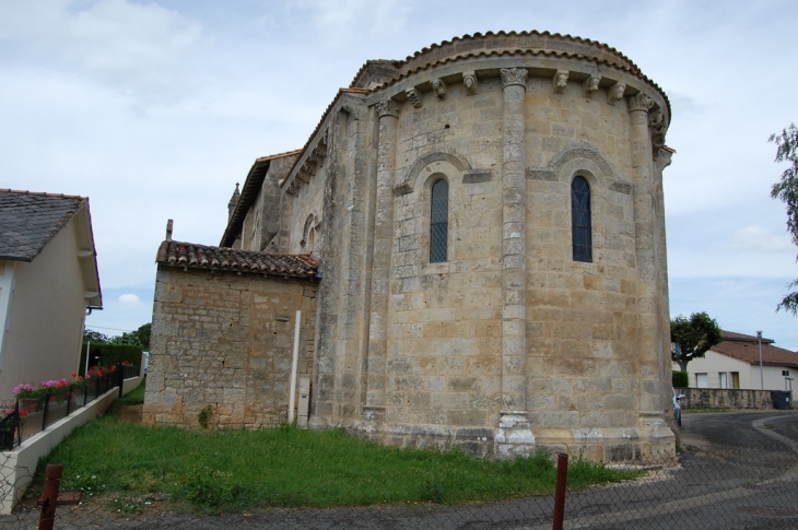 Abside église St Lèger - Saint-Léger-de-la-Martinière