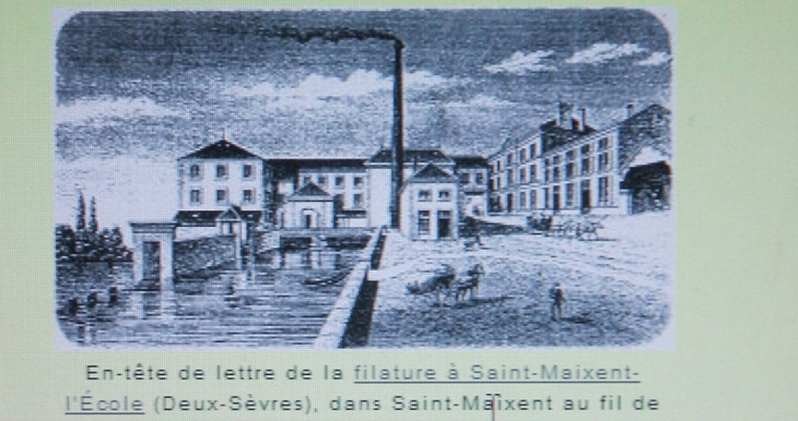 Image des anciennes filatures ST MAIXENTAISES - Saint-Maixent-l'École