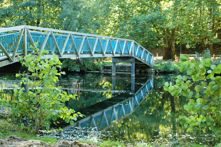 Pont metal au lieu dit Tempête sur la Sèvre  - Saint-Martin-de-Saint-Maixent